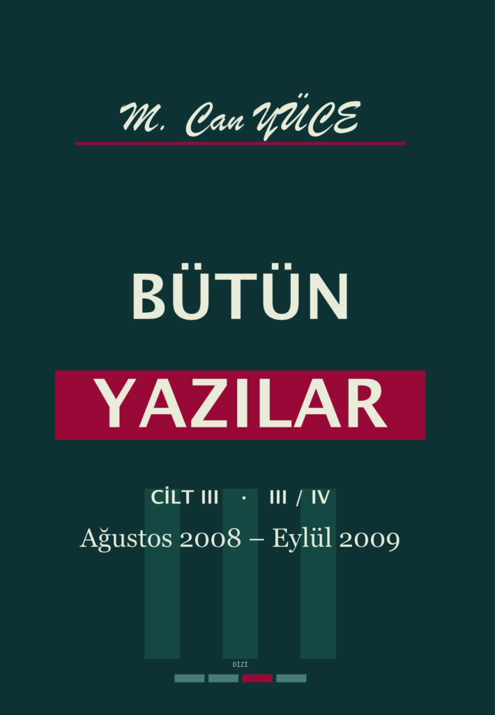 Toplu Yazılar Cilt 1